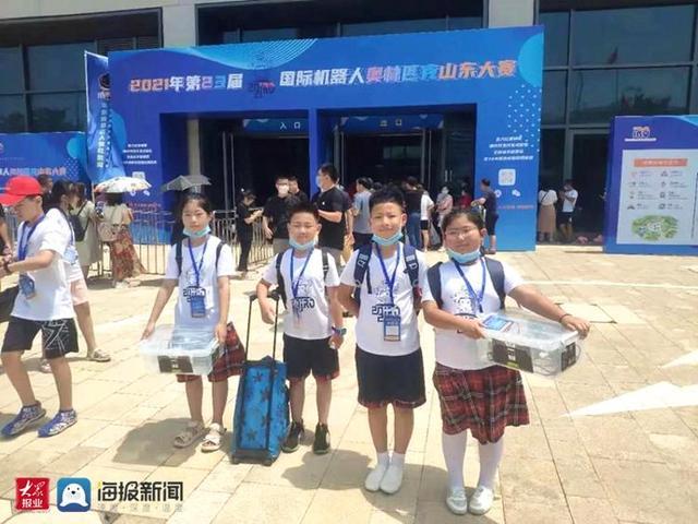 青岛胶州市慧海小学获iro国际机器人奥林匹克山东大赛金奖